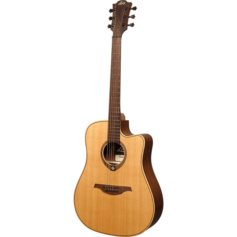Lag T170DCE Dreadnought Cutaway Acoustic-Electric Natural